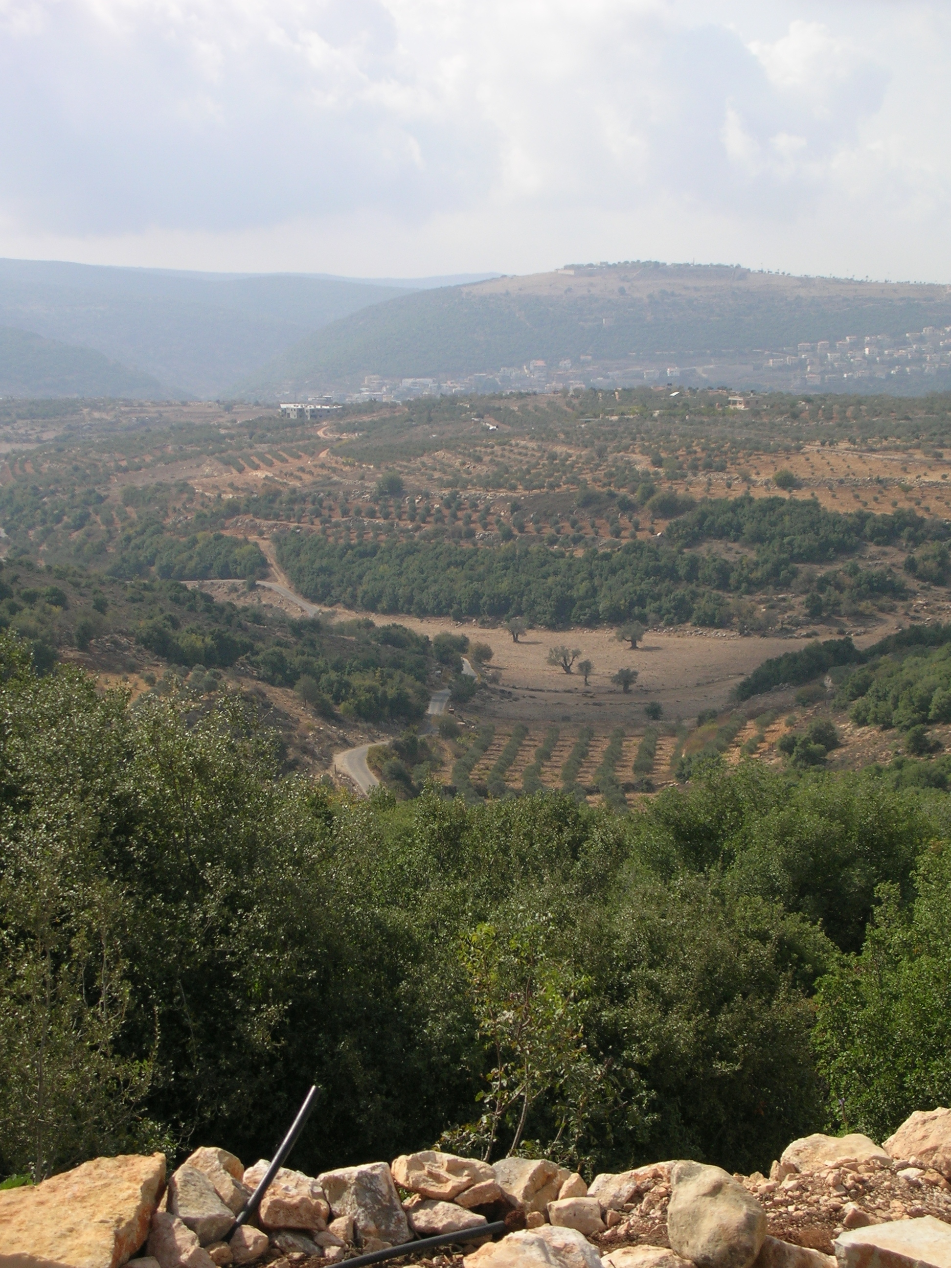 view from the mountaintop village of Matat